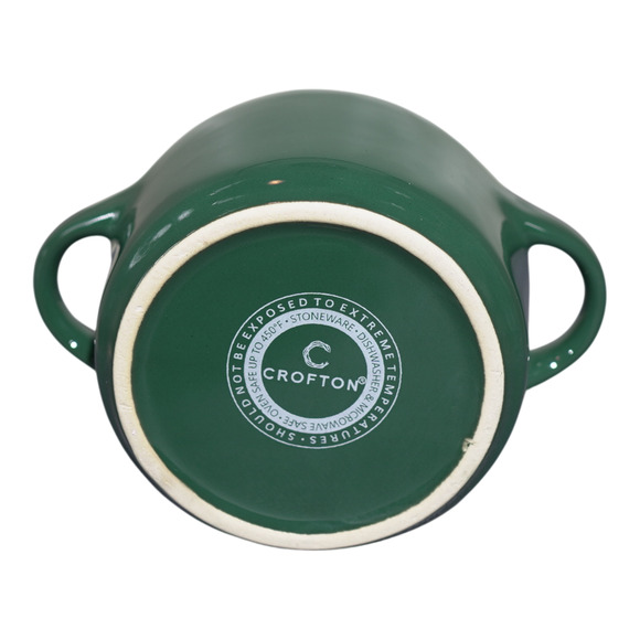 Crofton Mini Ceramic Red & Green Ceramic Dish 2PK Holidaycore Wintercore EUC - Picture 14 of 15